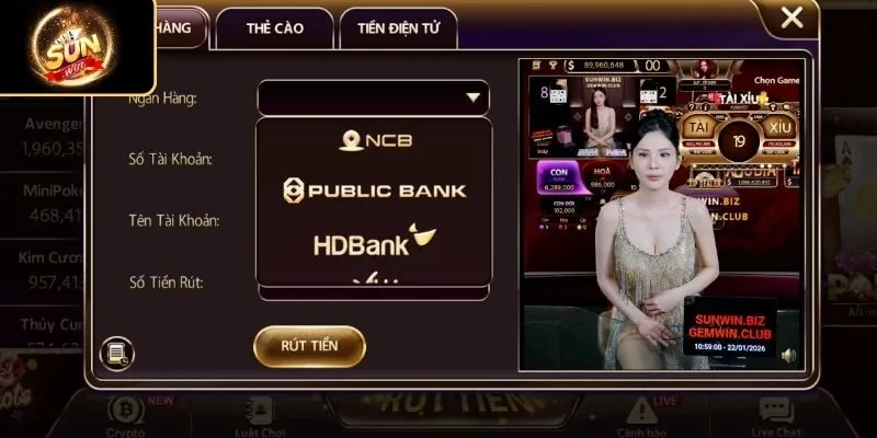 Điều kiện cần đáp ứng khi rút tiền Sunwin