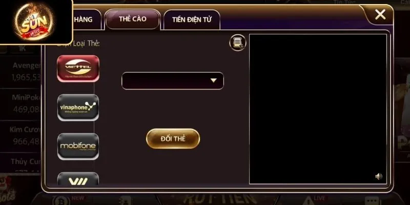 Hướng dẫn giao dịch nhanh chóng với thẻ cào