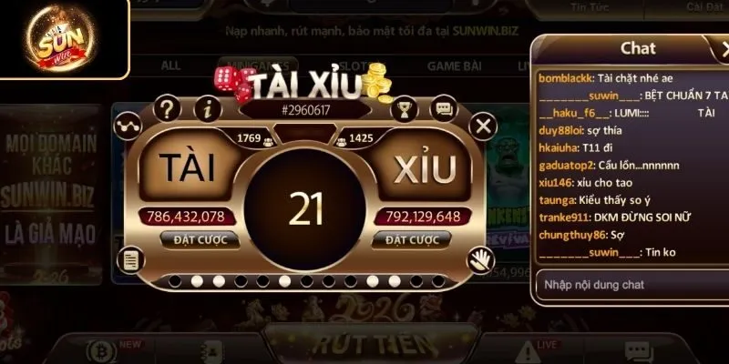 Lý do bạn nên chơi tài xỉu livestream sunwin